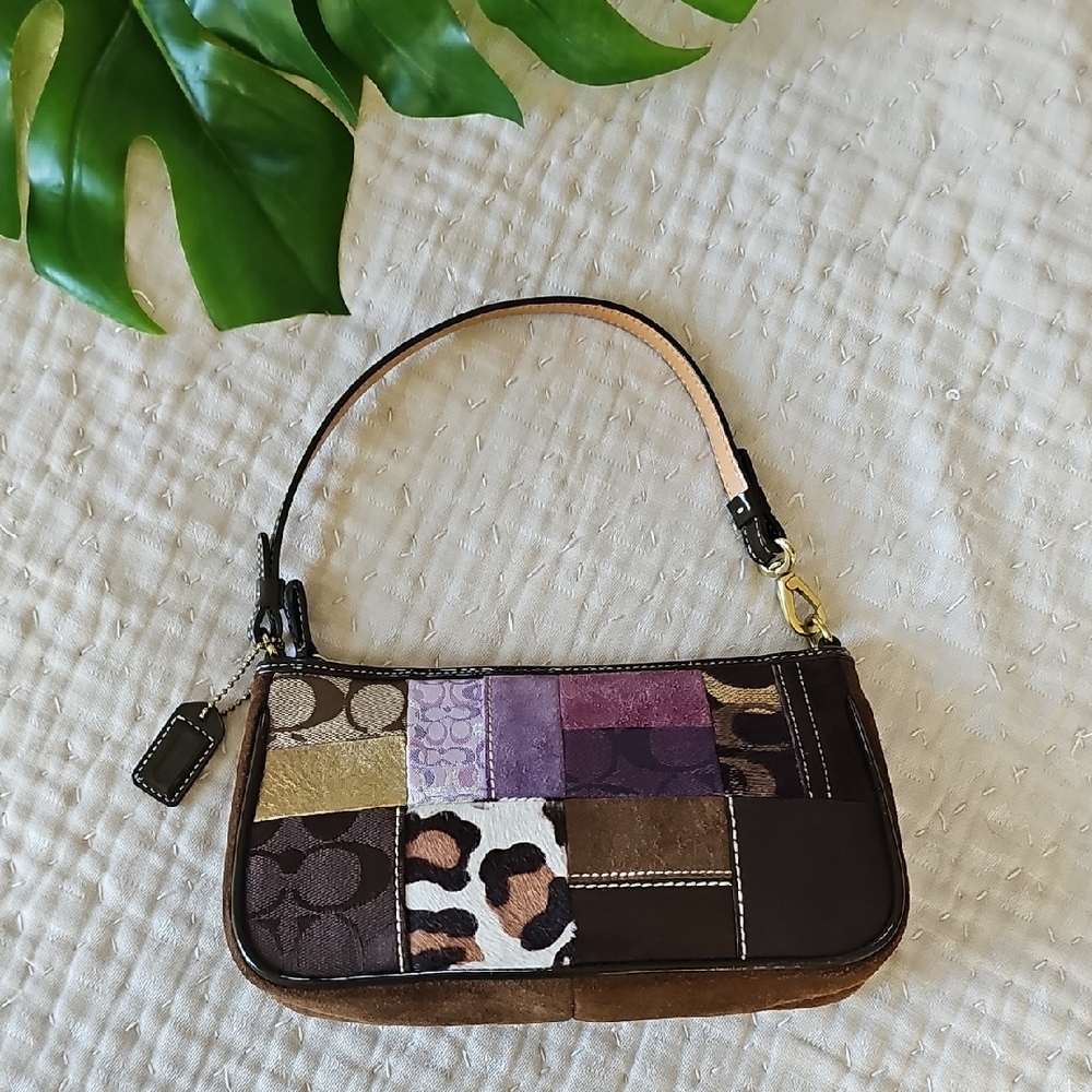 Coach Multicolor Patchwork Shoulder Bag